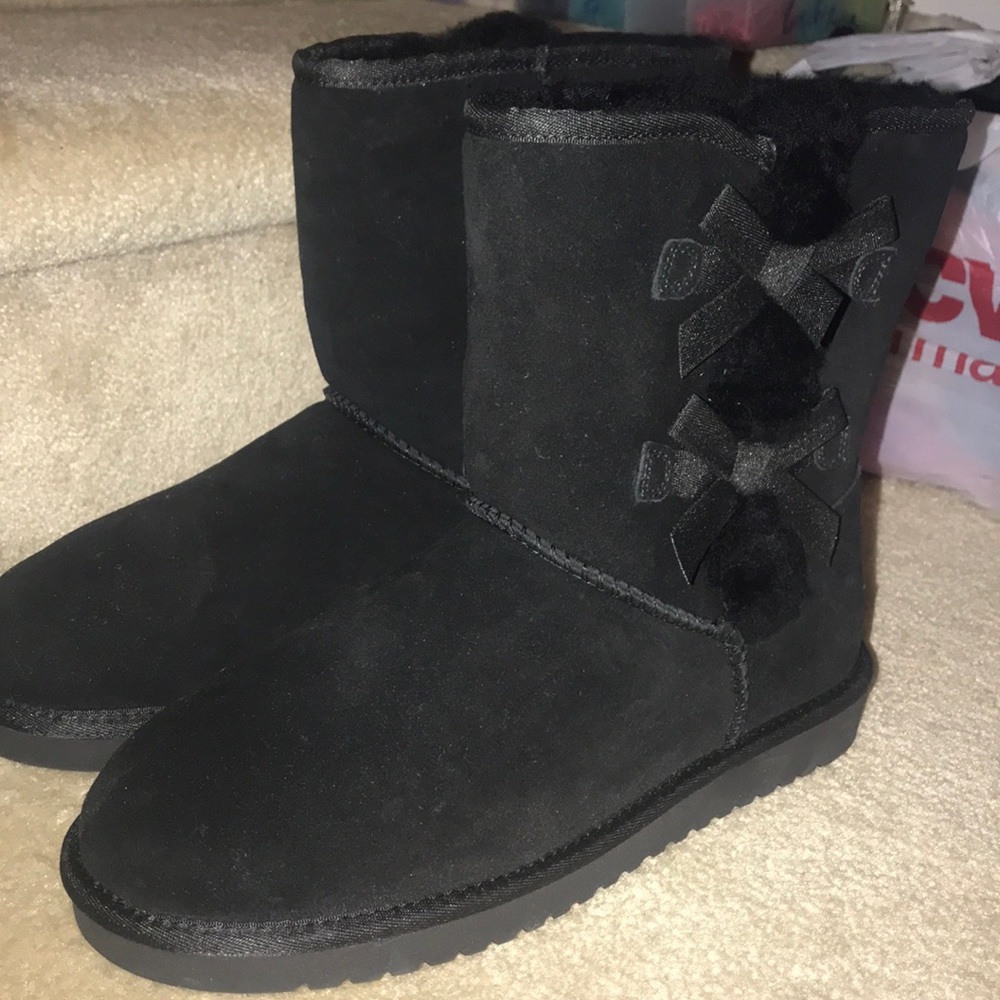 black ugh boots